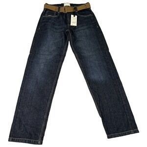 Alexander Julian Colours Young Men's 16 (27 x 28) Denim Jeans Belted Y2K 90s NWT